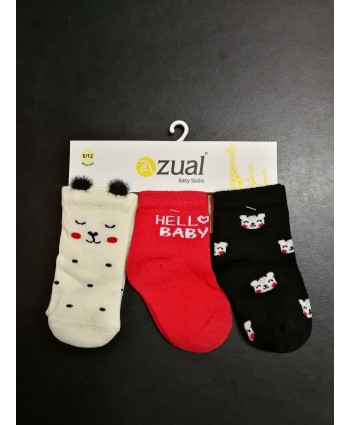 Zual бебешки чорапи 3 чифта 6/12 мес. 2115